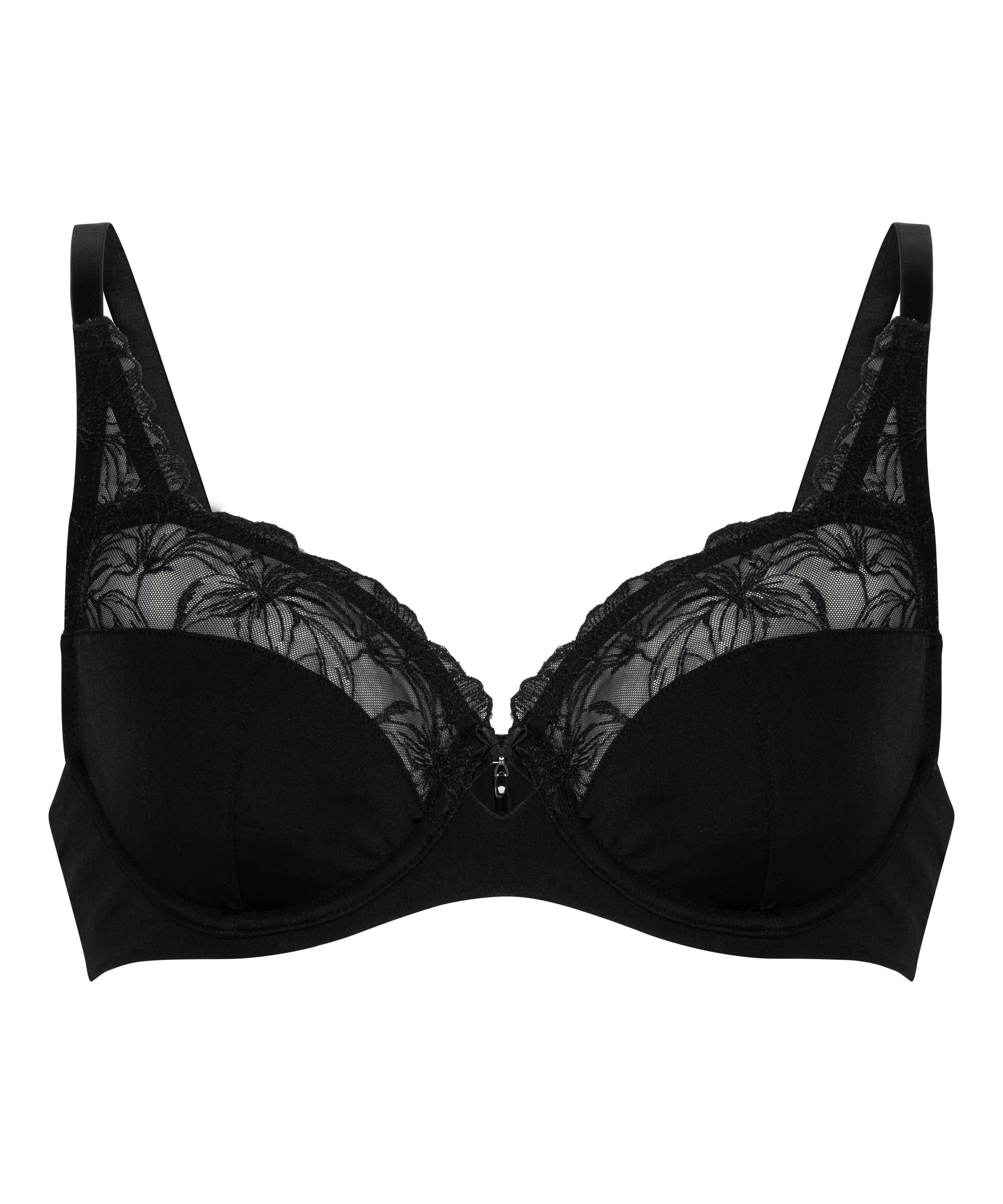 Lily Non-padded Underwired Bra, Black, main