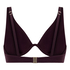 Neoprene Bikini Top, Purple