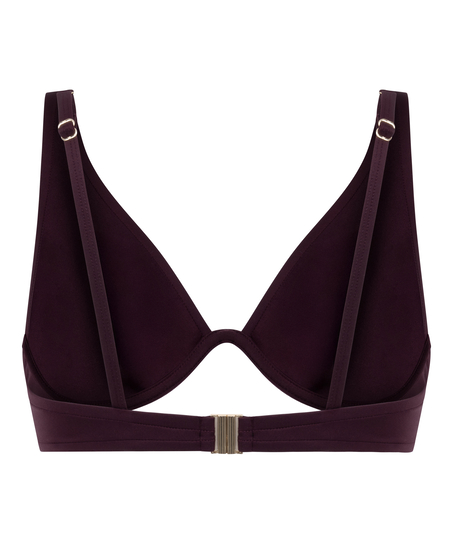 Neoprene Bikini Top, Purple