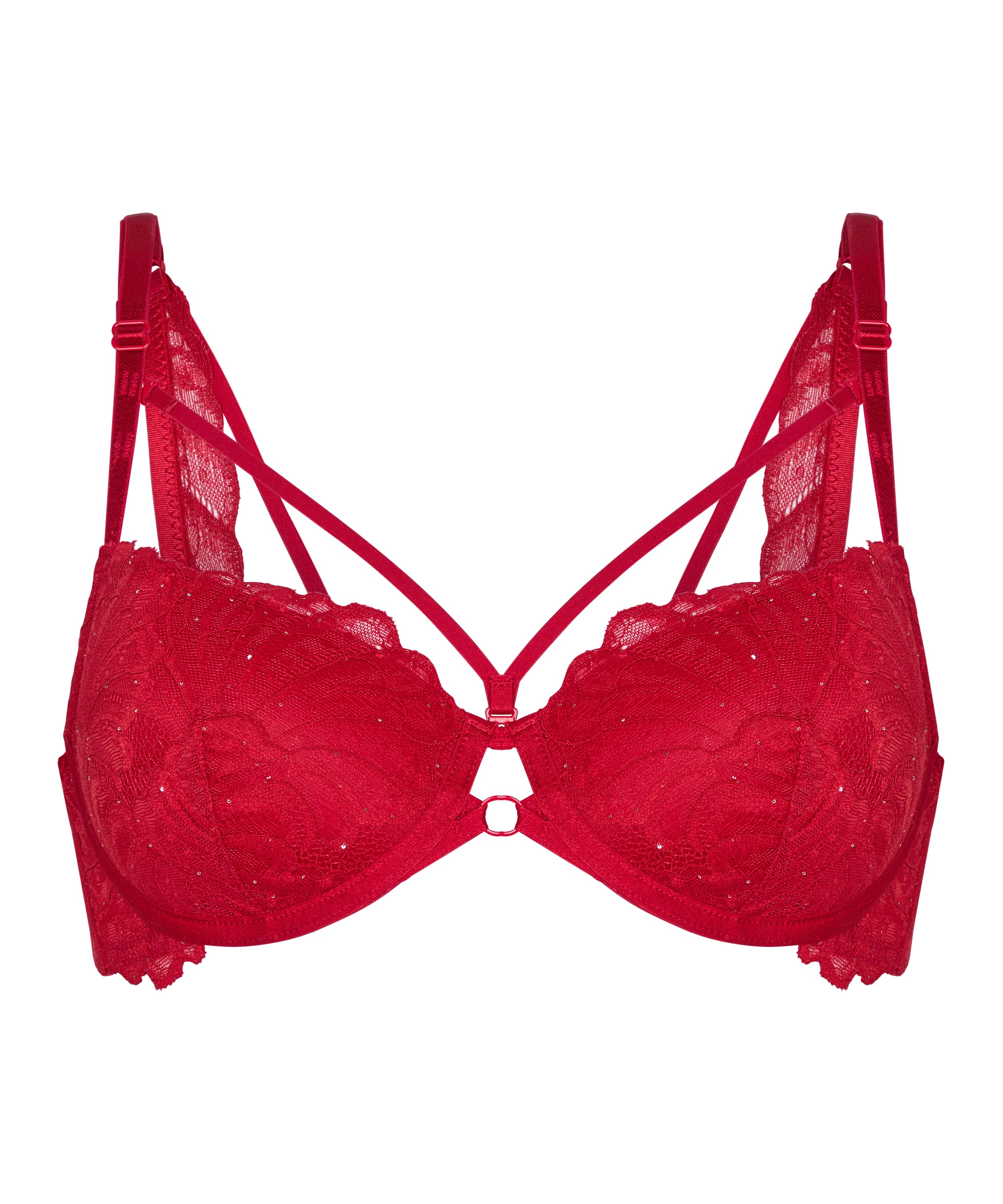 Padded Underwired Bra Erica, Red, main
