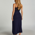 Nora Lace Long Slip Dress, Blue