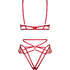 Indulgence Open Crotch Body, Red