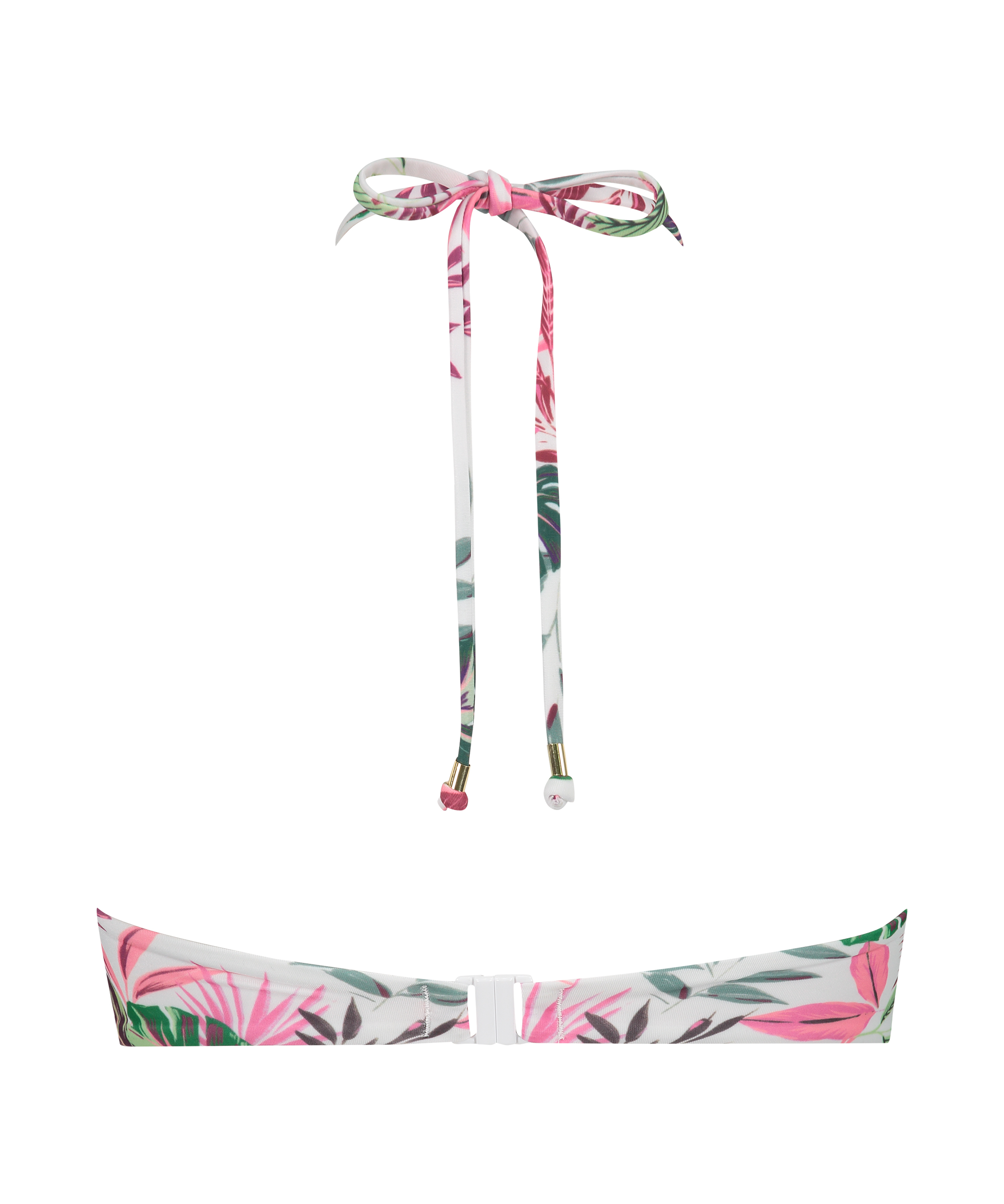 Cuba Padded Underwired Bikini Top, White, main