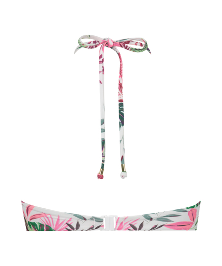 Cuba Padded Underwired Bikini Top, White