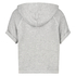Short sleeved hoodie, Gray