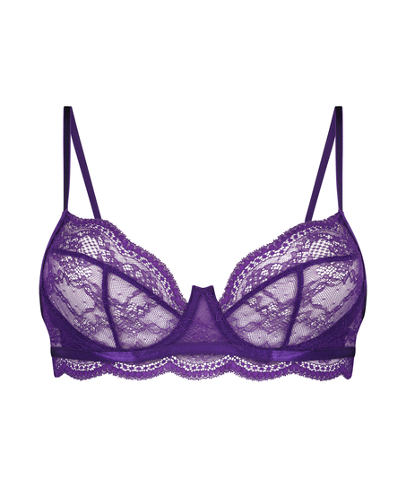Isabelle Non-Padded Underwired Bra, Purple