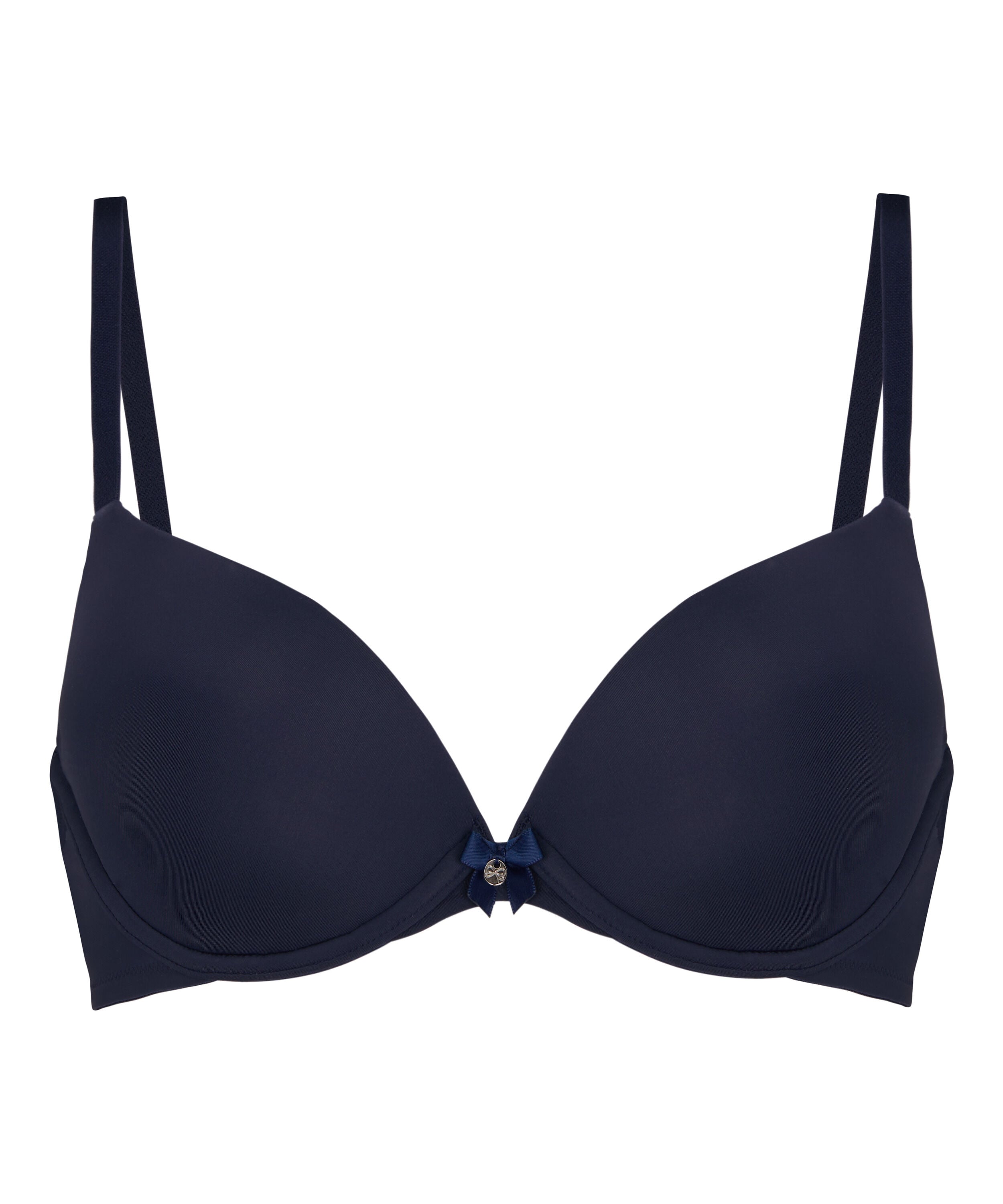 Plunge Padded Underwired Bra, Blue