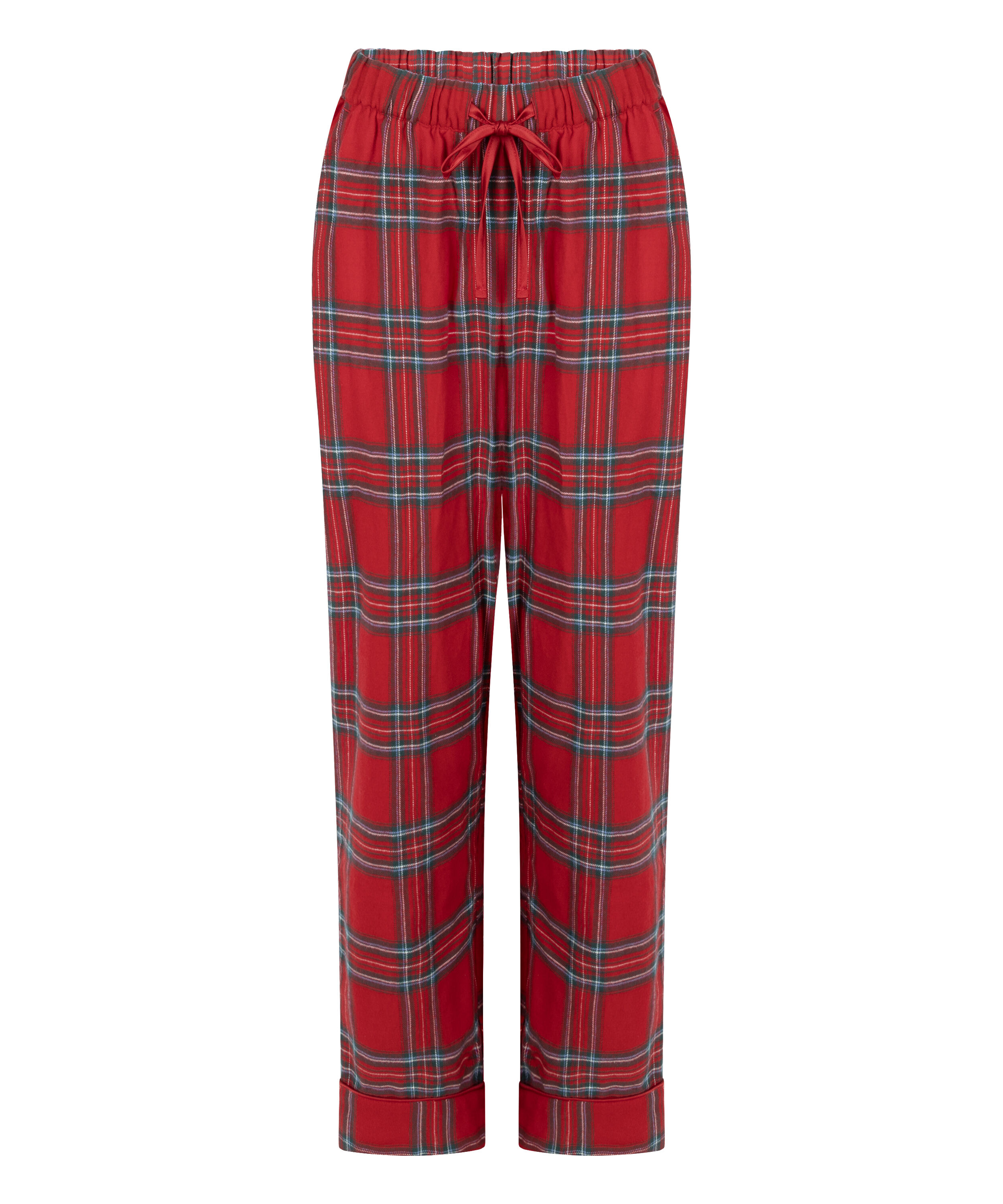 Flannel Pyjama Pants, Red
