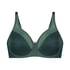 Nina Non-Padded Underwired Minimizer Bra, Green