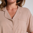 Pyjama Jacket Jersey Essential, Beige