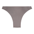 Luna High-Leg Bikini Bottoms, Gray