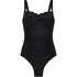 Scallop swimsuit, Black