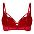 Whitney Padded Underwired Maximizer Bra, Red