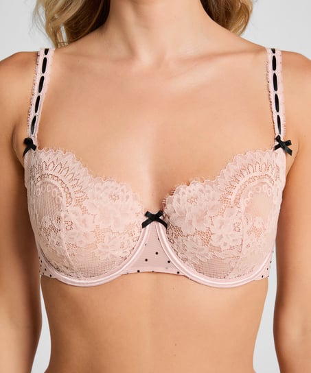 Dorothy Non-Padded Underwired Bra, Pink