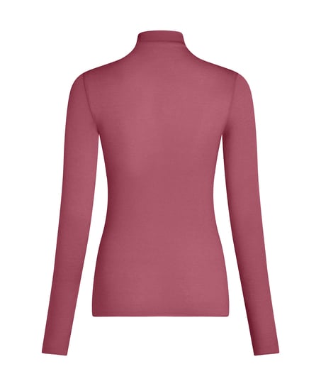 super soft Turtleneck shirt with Cashmere, Purple