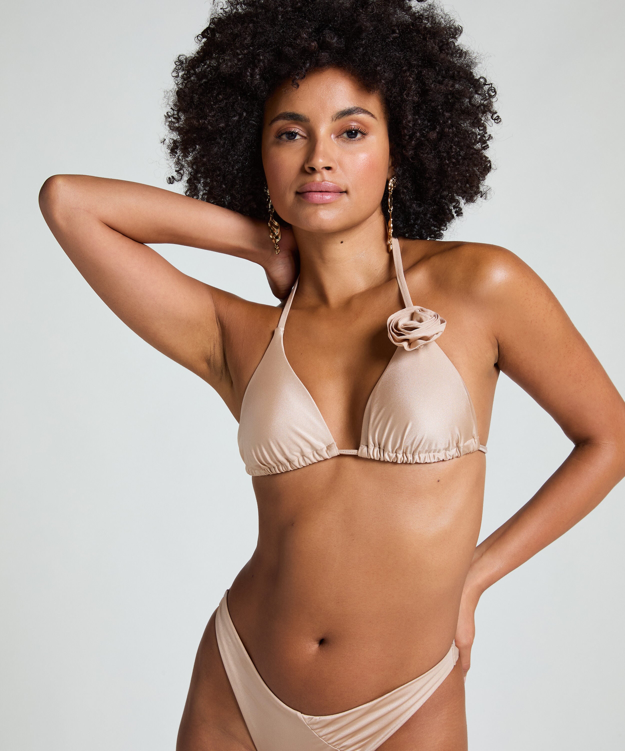 Lima Bikini Top, Beige