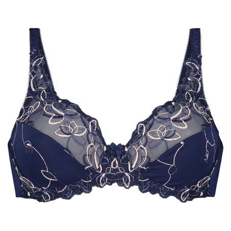 Diva Non-Padded Underwired Bra, Blue