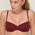 Demi Padded Underwired Bra, Red