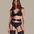 Poppy suspenders, Black