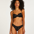 Violet Padded Underwired Bra, Black