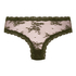V-shaped Brazilian knickers mesh, Green