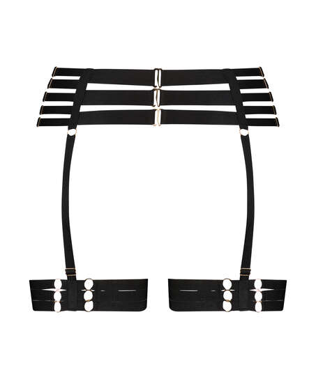 Private Suspender Belt, Black