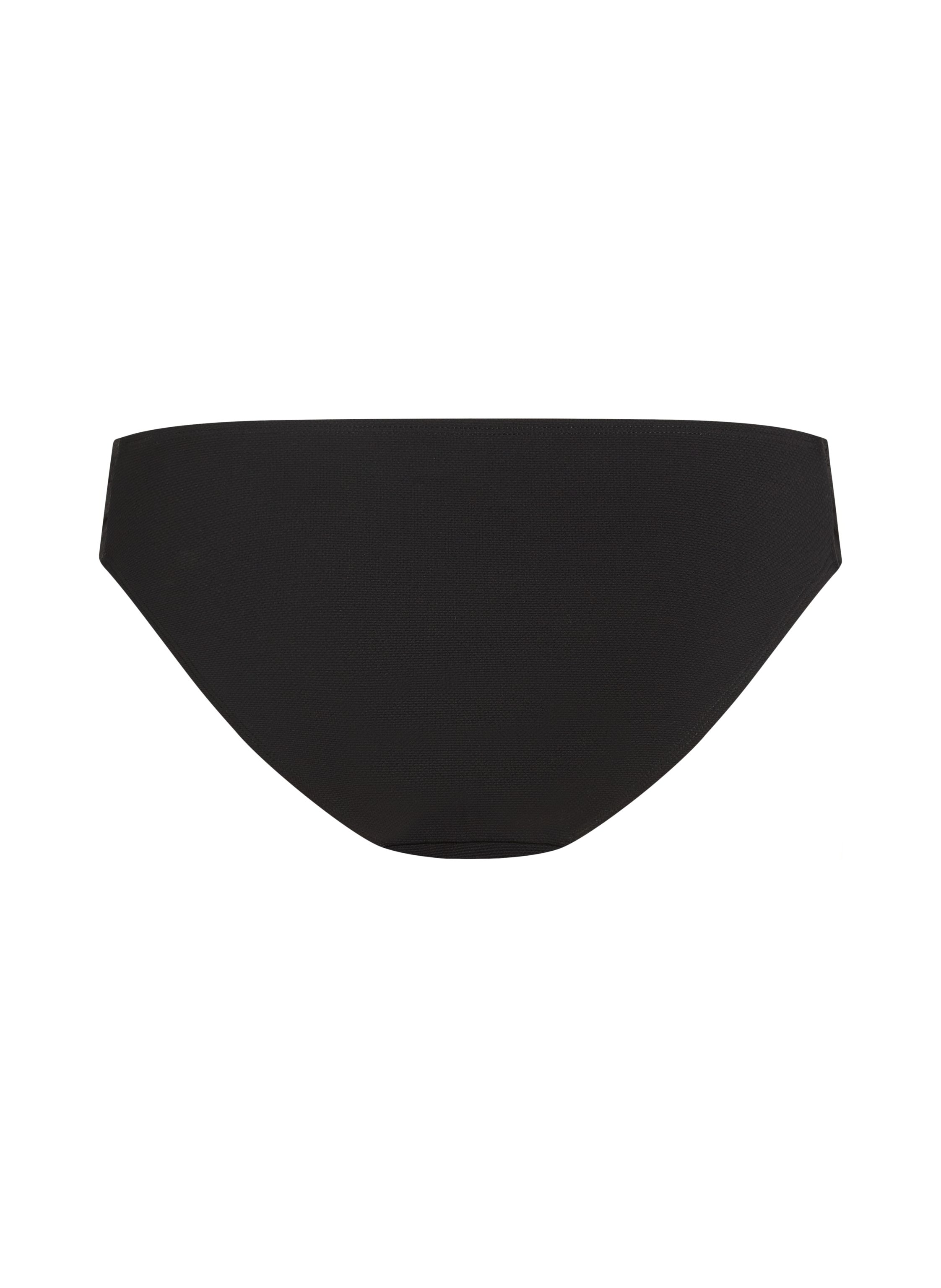 Scallop Rio Bikini Bottoms, Black, main