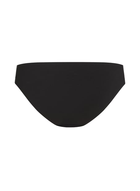 Scallop Rio Bikini Bottoms, Black