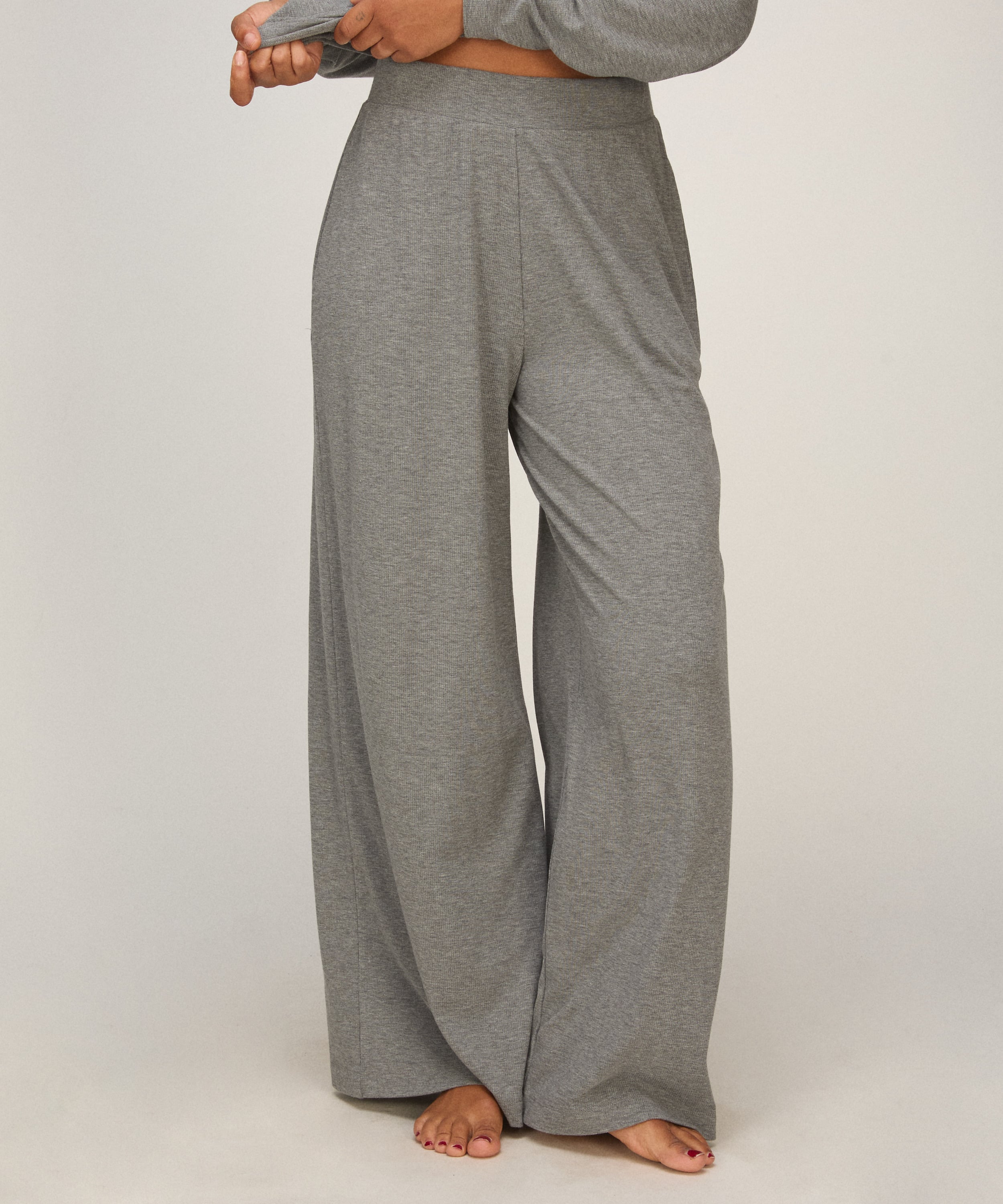 PANT WL PREMIUM RIB JERSEY, Gray, main