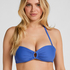 Luxe Bandeau Bikini Top, Blue