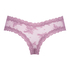 V-shaped Brazilian knickers mesh, Purple