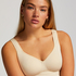 HKMX Sports bra The All Star Level 2, Beige
