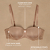 Angie Padded Strapless Underwired Bra, Beige