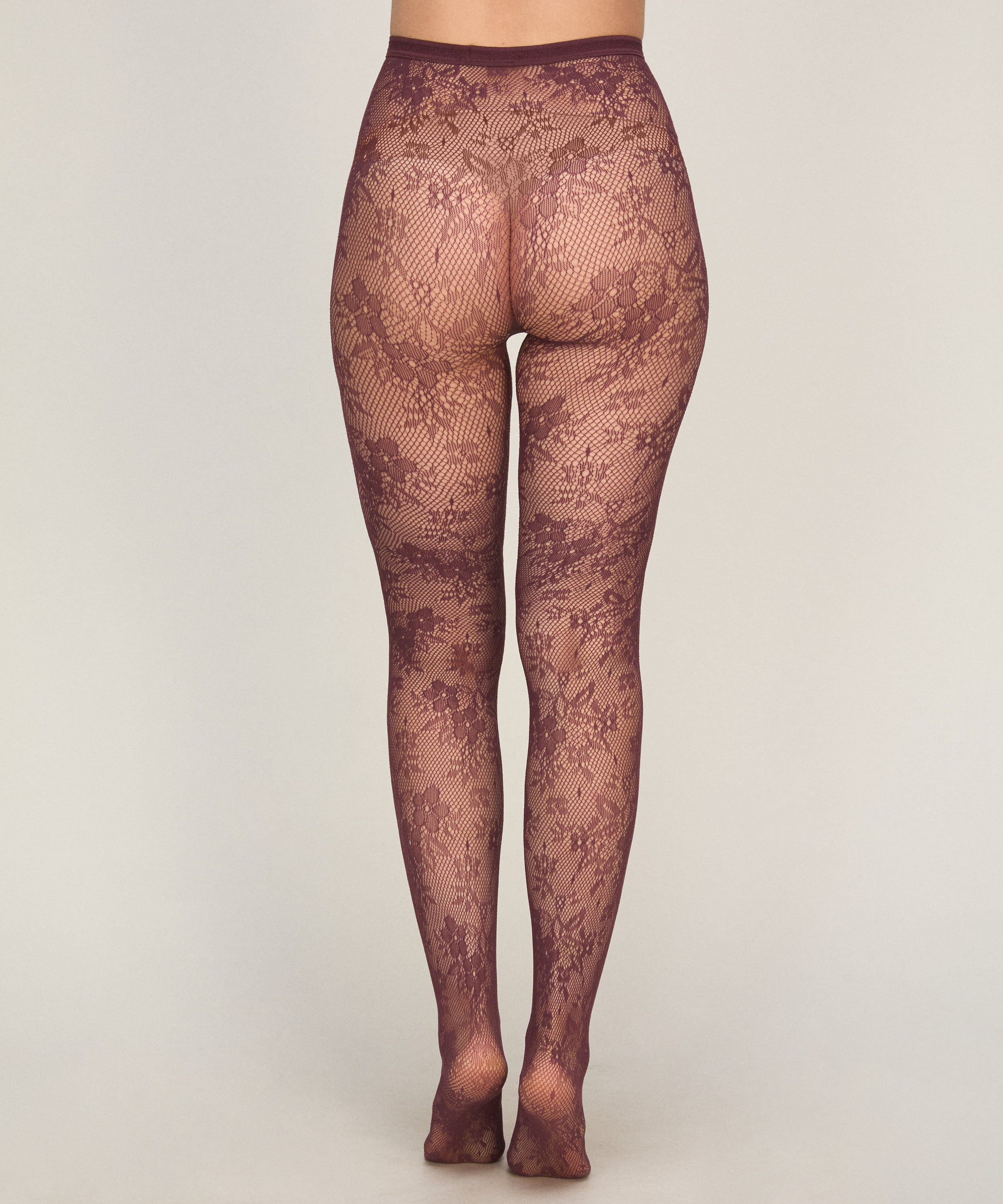 Tight Allover Lace Fishnet, Purple, main