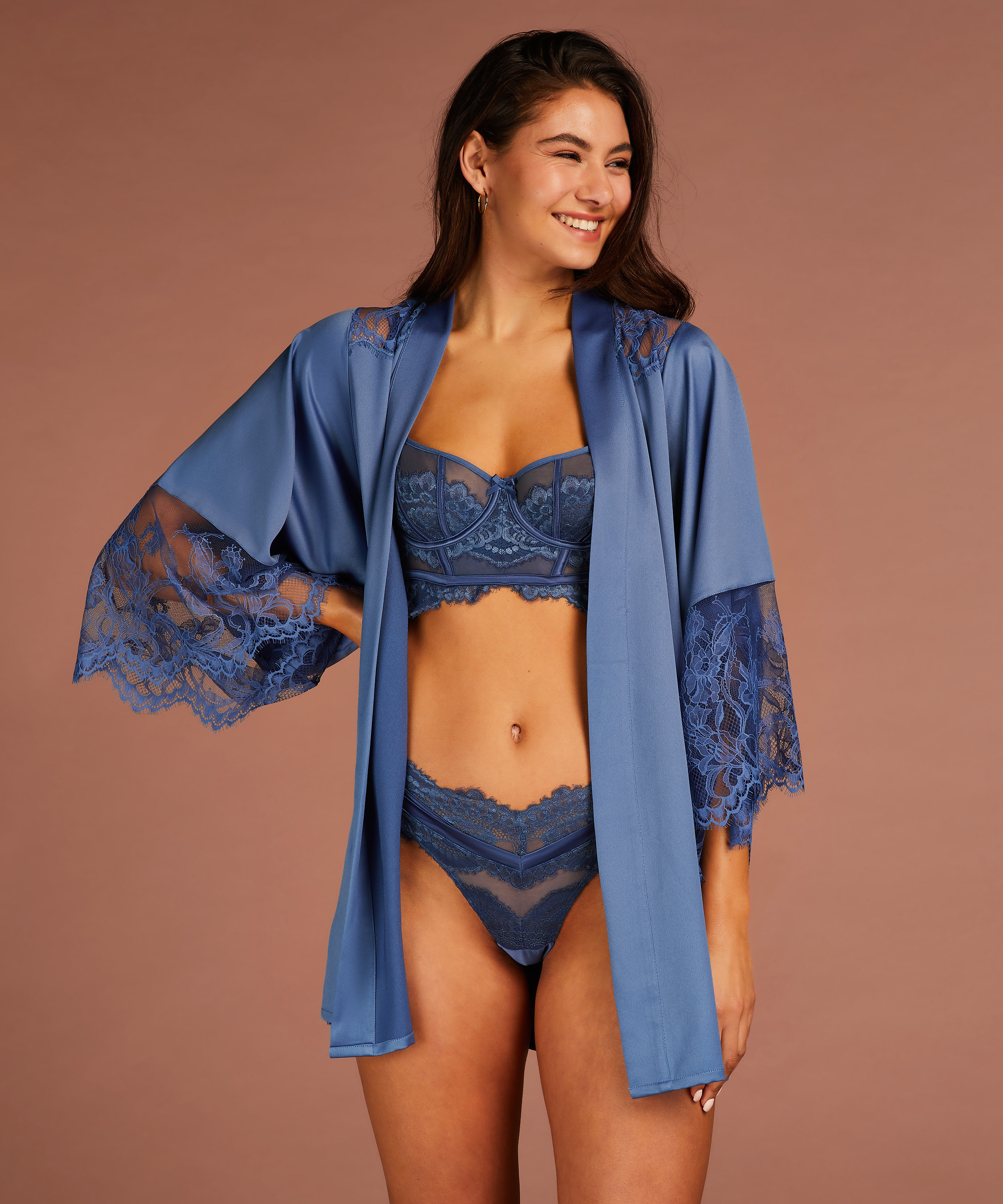 Sophia Kimono, Blue, main