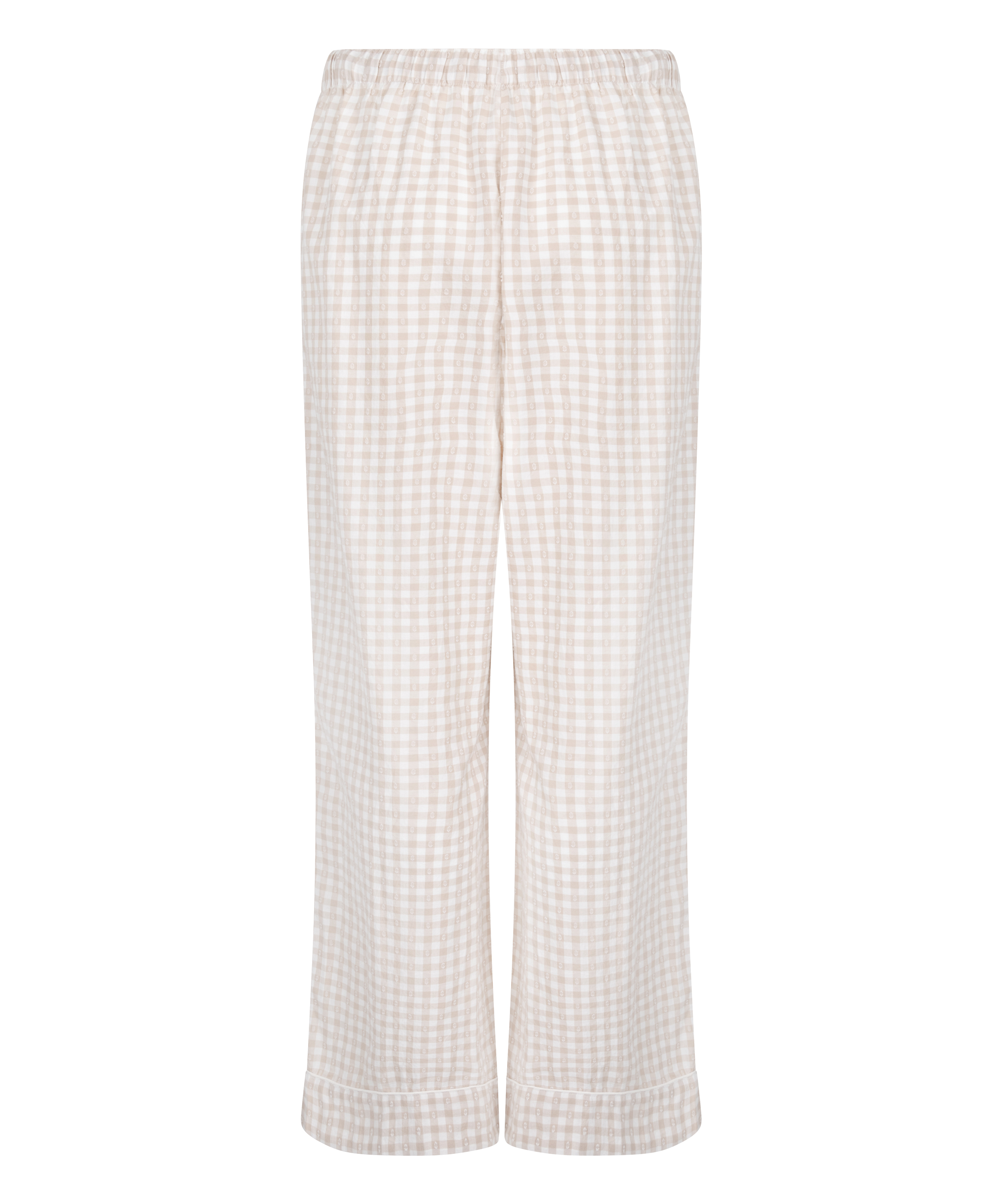 Dobby Pyjama Pant Woven Cotton, Beige, main
