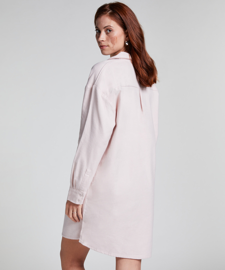 Flannel Nightshirt, Purple