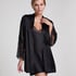 Satin Kimono, Black
