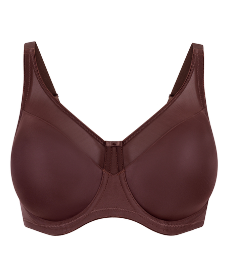 Nina Non-Padded Underwired Minimizer Bra, Brown