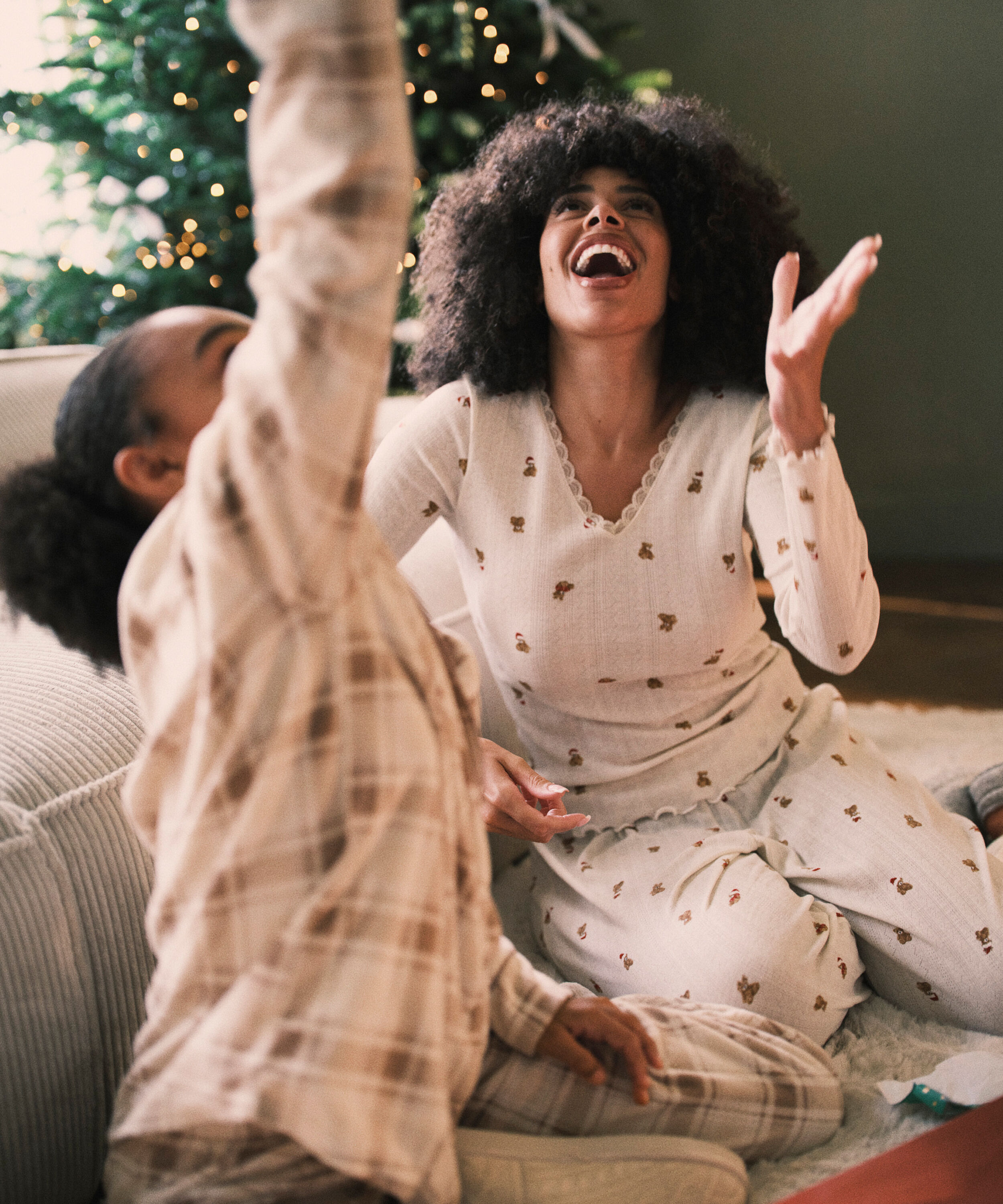 Pointelle Pyjama Top, White