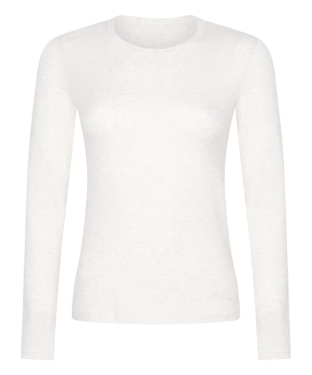 Longsleeved Shirt from Soft Cotton, Beige