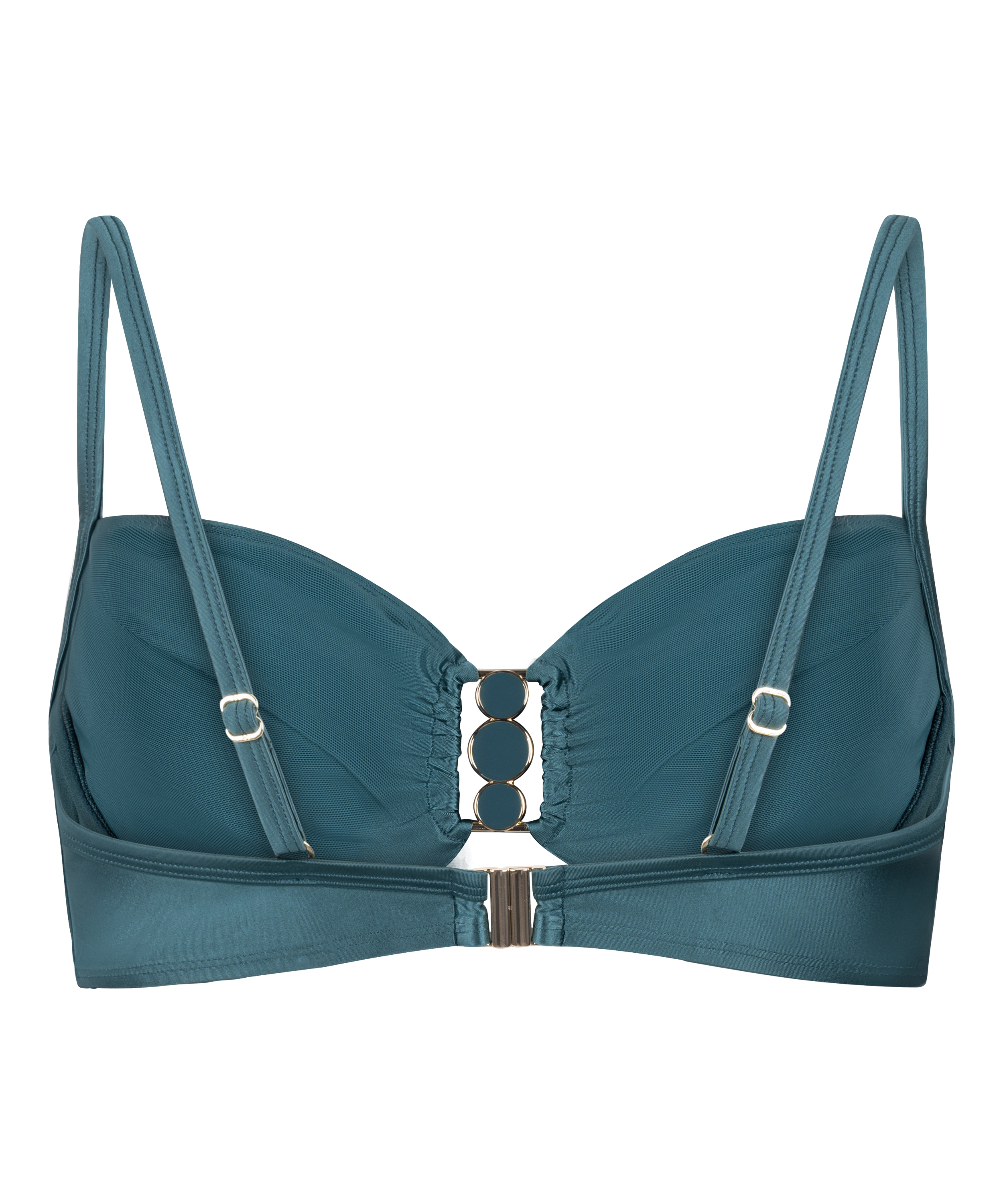 Non-Padded Underwired Bikini Top Dominica, Green, main