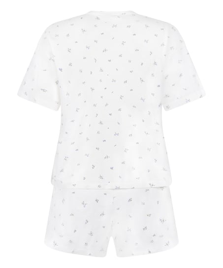 Pyjama Set Cotton, White