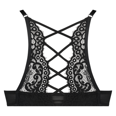 Cardi Padded Push-up Underwired Bra, Black