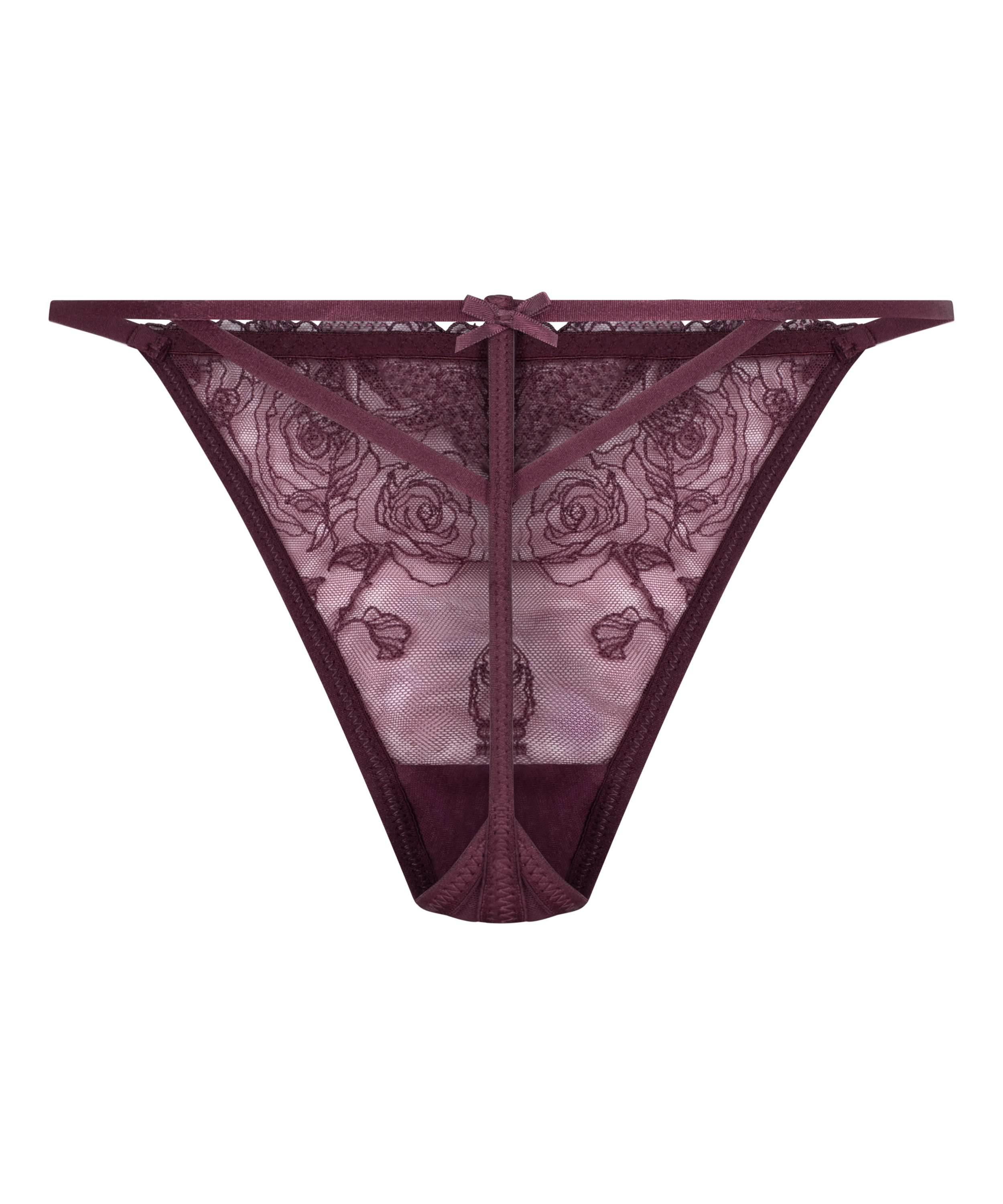 Hollie Highleg Thong, Purple, main