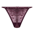 Hollie Highleg Thong, Purple