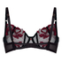 Non-Padded Underwired Bra Dahlia, Black