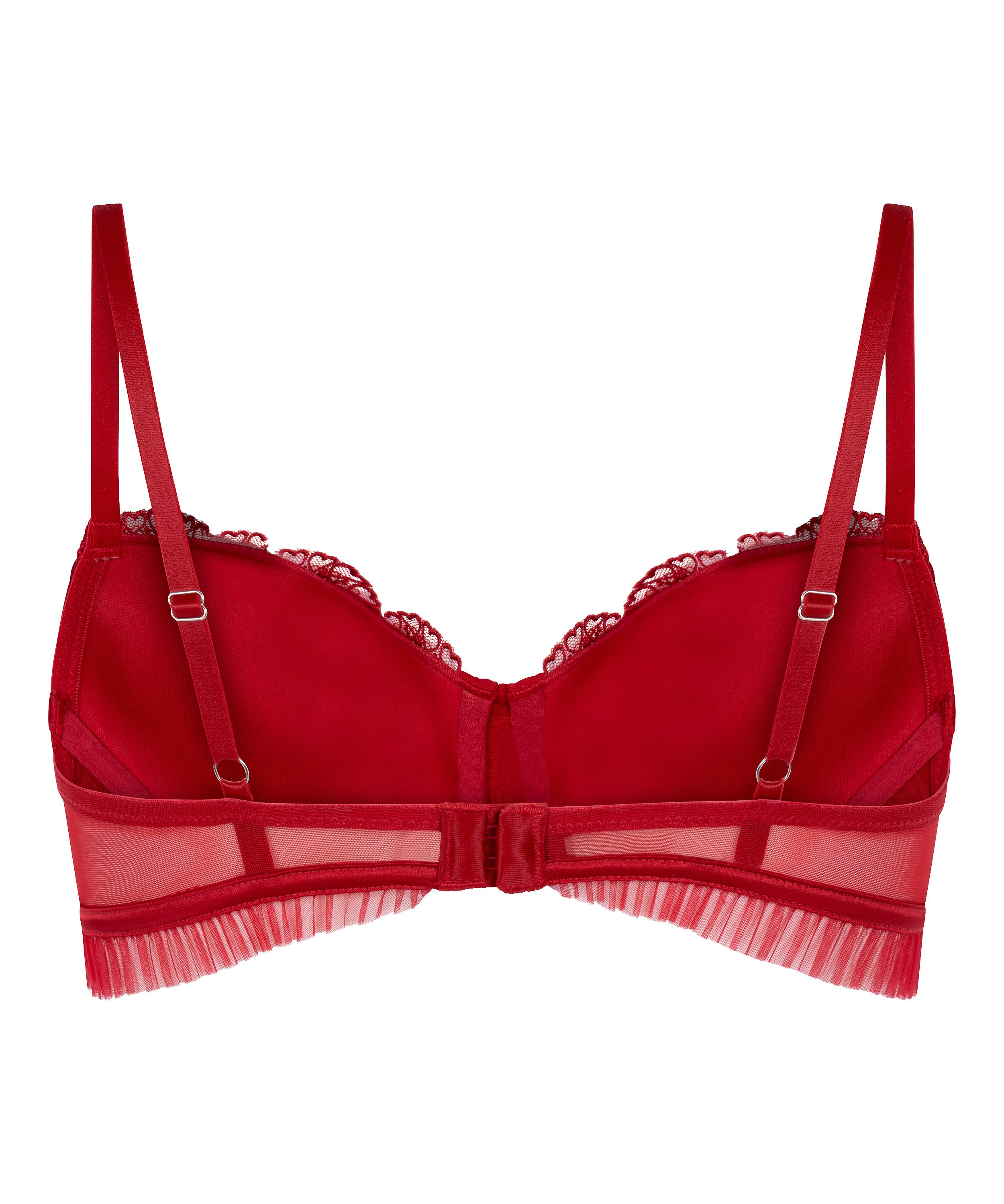 Cordelie Padded Underwired Bra, Red, main