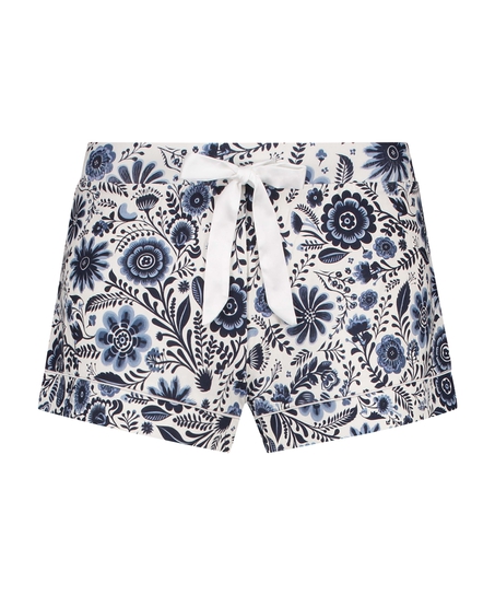 Jersey Pyjama Shorts, White
