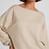 Boatneck Sweater Audrey, Beige